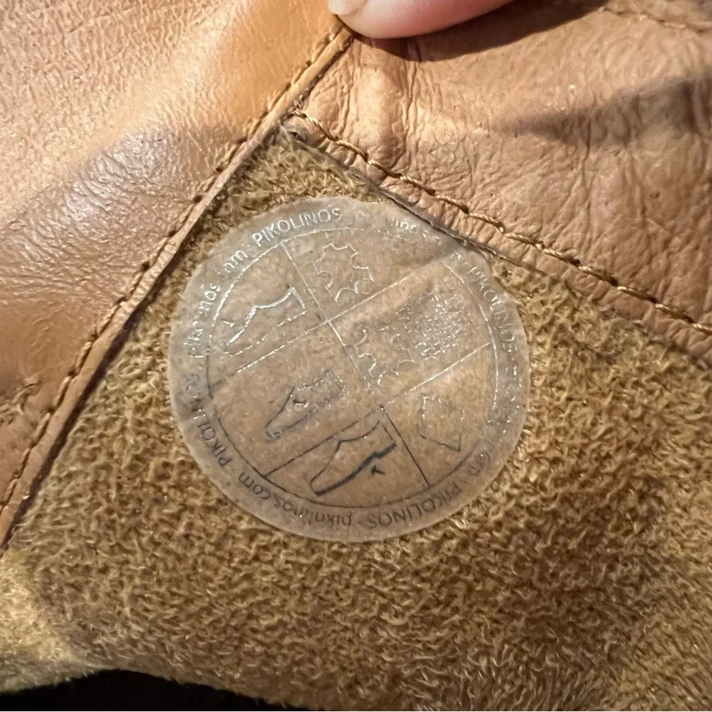 Pikolinos Malaga W6W Leather Bootie Brandy Ankle Boots EU 42/US 11 11.5 EUC Shoe - Picture 12 of 14